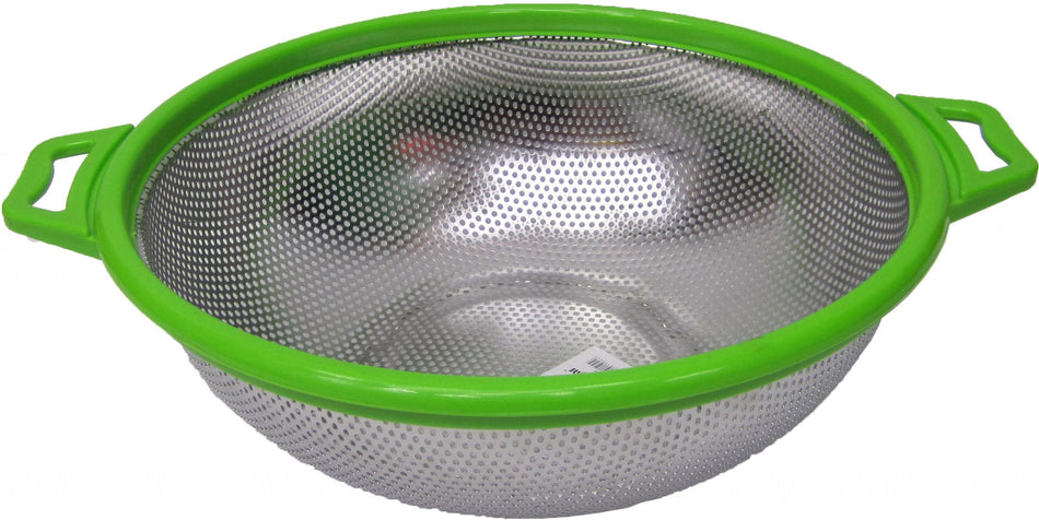 Steel Strainer (colander) Plasstic Rim 30 Cm  15044