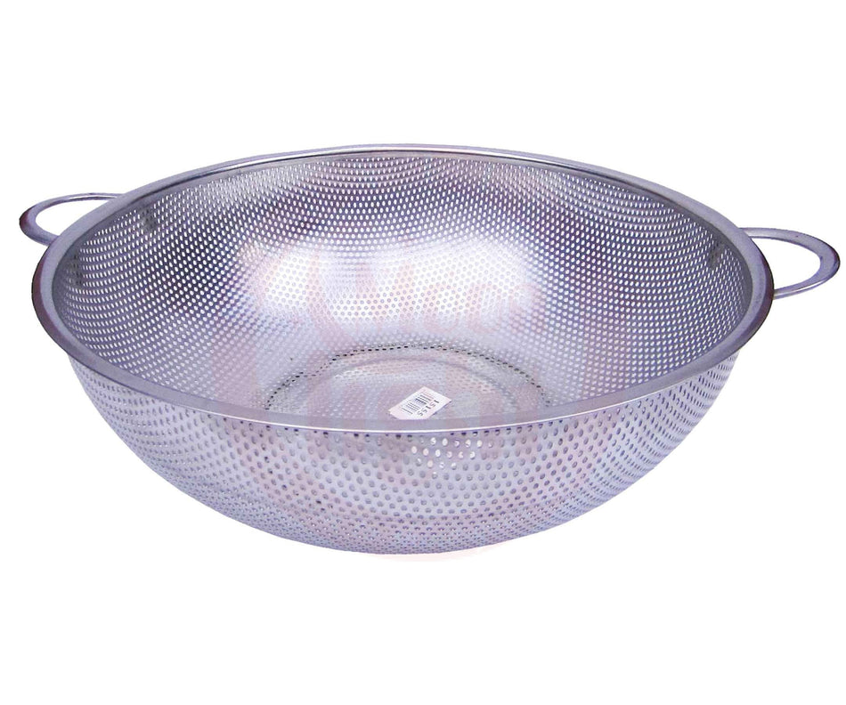 Steel Strainer 2 Ear Punched Hole 37.5 Cm  15154