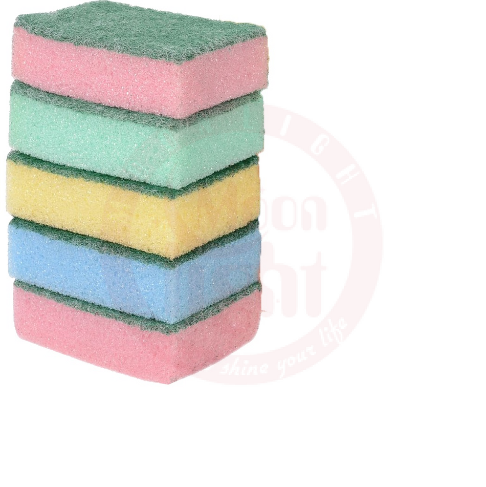 Cleaning Sponge With Scrubber 60 Pcs ( 5 Pcs Set)  80923