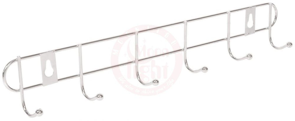 Stee Wall Hanger 47 X 3 Cm 6 Hook  20472