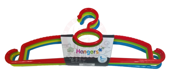 Plastic Clothes Hanger 5 Pcs Set  52518