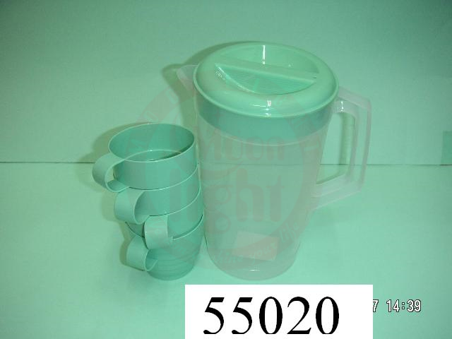 Water Jar With Glass  55020