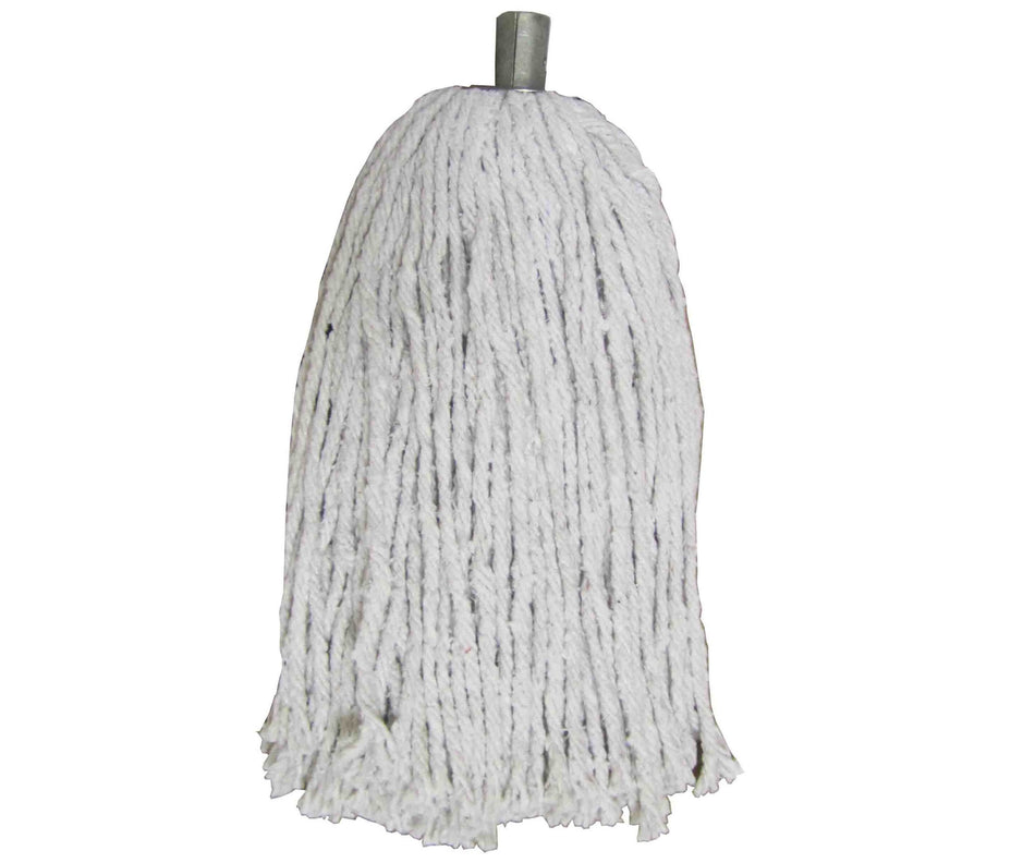 Moonlight Cotton Round Mop 500 Gms Metal Clip, Wooden Stick 40458