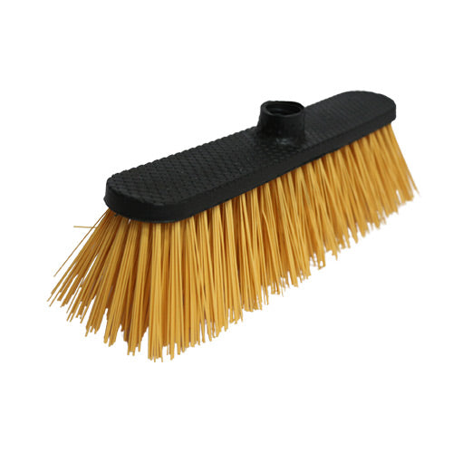 Hard Broom Plastic With Wooden Stick  52719