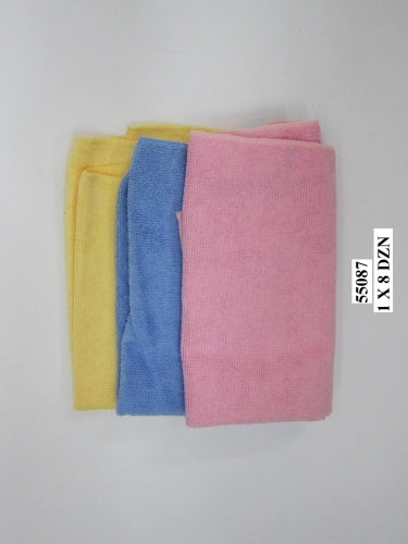 Micro Fibre Warp Towel 40x40cm 3 Pcs C/l  55087