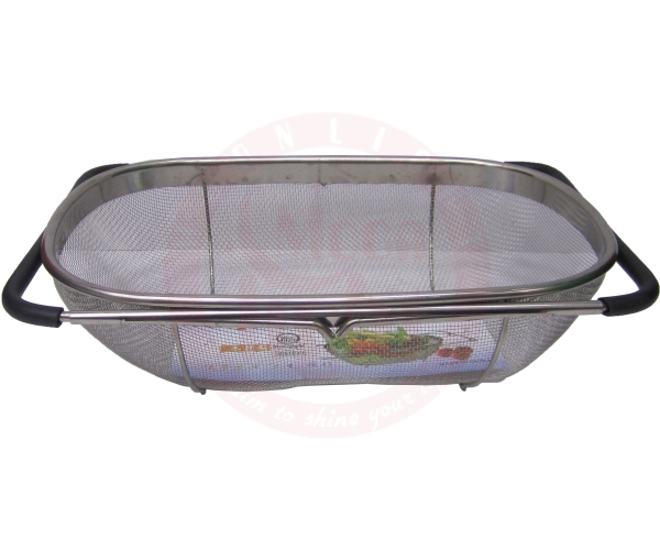 Steel Strainer Singlerail Expansion Basket  15060