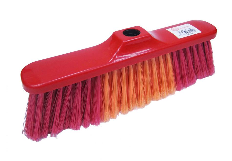 Broom Soft Multi Color With Wooden Stick  58056A