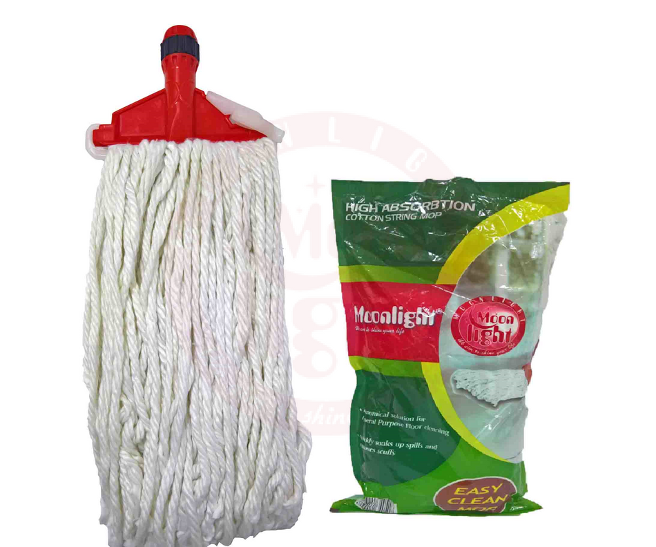 Moonlight High Quality Mop 340 Gms With Wooden Stick  40518