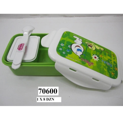 Lunch Box Hyper Locked With Inner Box &amp; Spoon  70600