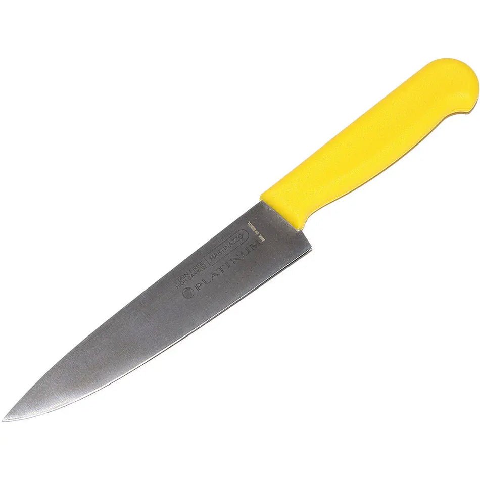 MARTINAZZO Premium Meat Knife With Plastic Handle, 6" Yellow