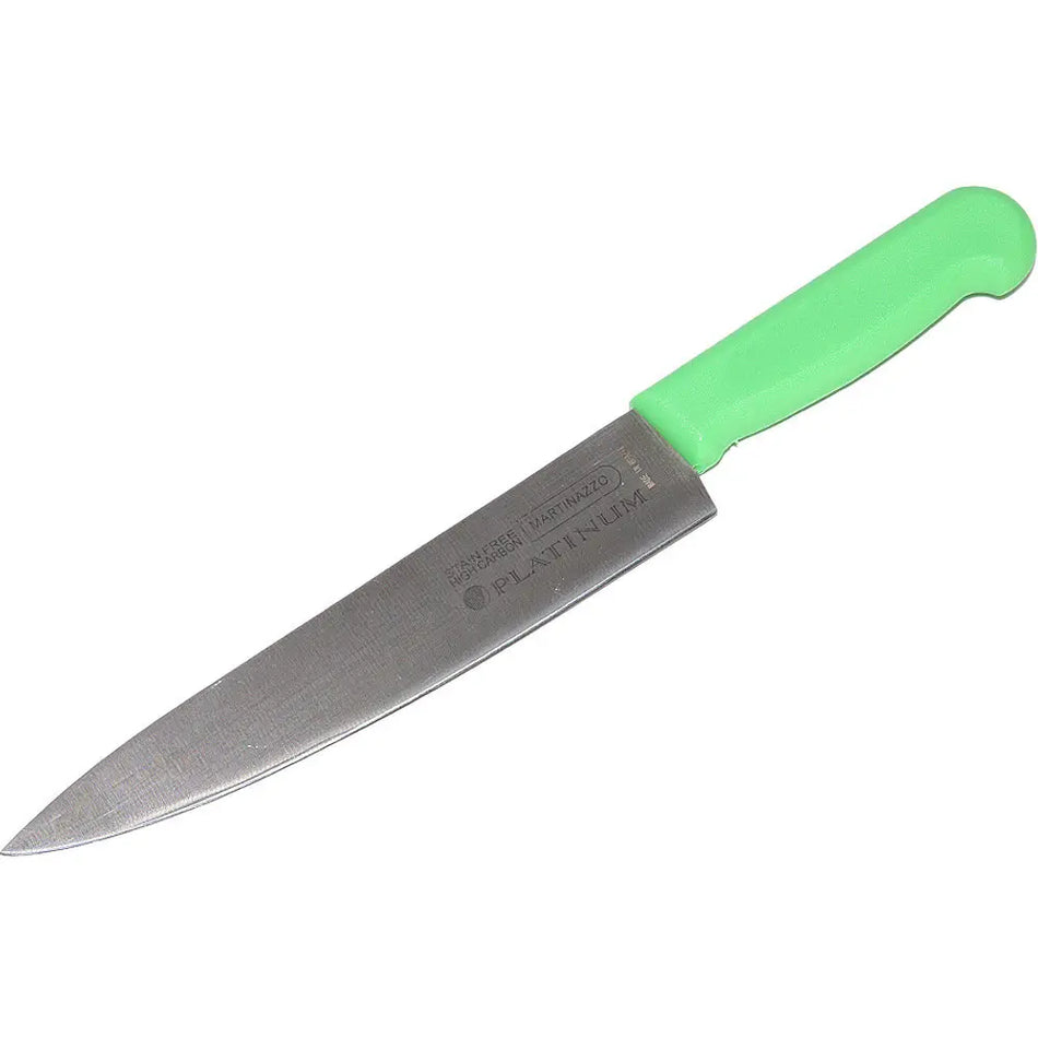 MARTINAZZO Premium Meat Knife With Plastic Handle, 8" Green