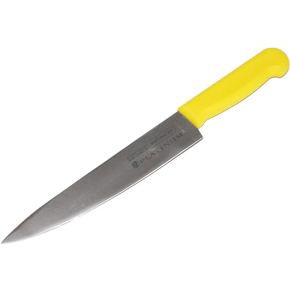 MARTINAZZO Premium Meat Knife With Plastic Handle, 8" Yellow