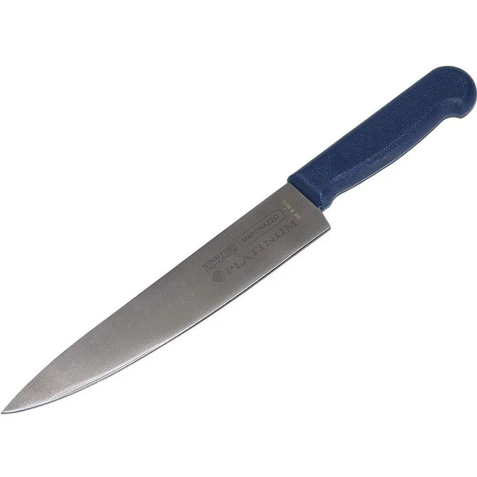 MARTINAZZO Premium Meat Knife With Plastic Handle, 8" Blue