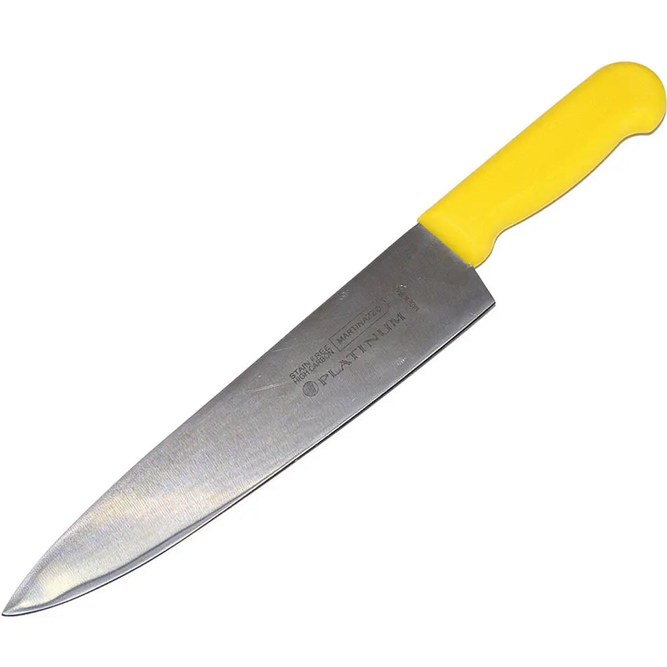 MARTINAZZO Premium Meat Knife With Plastic Handle, 10" Yellow