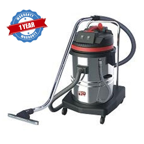 Stainless Steel Tank 60L Two Motor Wet and Dry Vacuum Machine Cleaner 79005