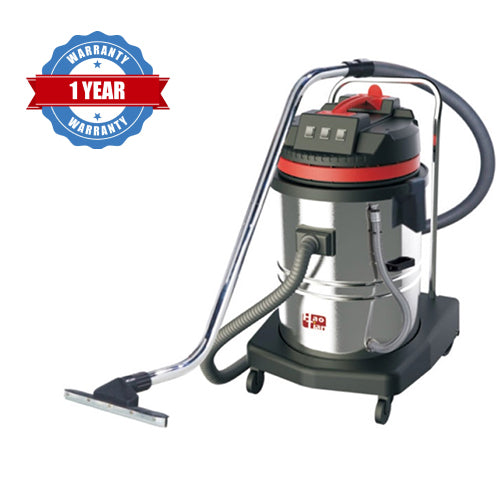 Stainless Steel Tank 80L Three Motor Wet and Dry Vacuum Machine Cleaner 79006