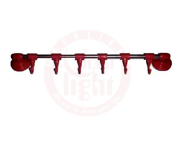 Plastic Wall Hanger 6 Hooks 6 Hks  80857