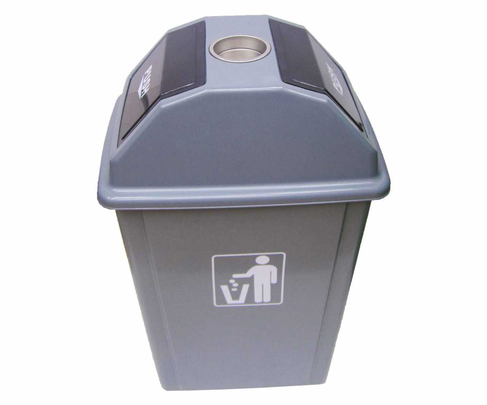 Push Dustbin With Swing Type Lid 58l  73935