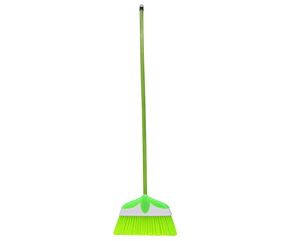 Broom Soft V Shape With Wooden Stick  72005