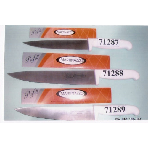 Martinazzo Meat Knife White Plastic Handle 8"  71288