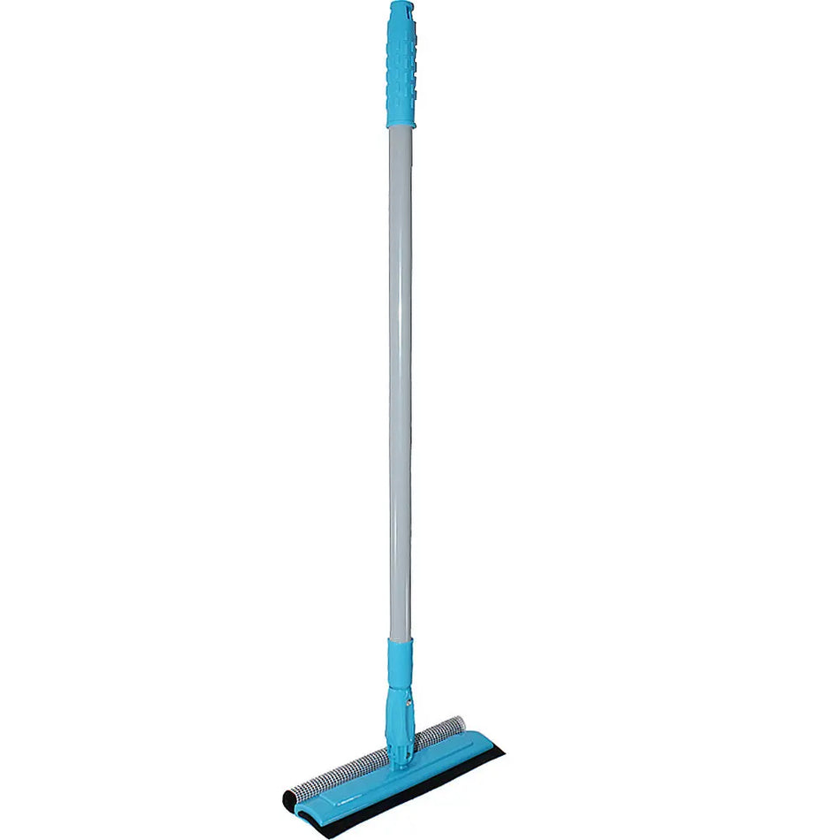 MoonLight Glass Wiper with Cleaning Sponge, 127 cm  Extendable Aluminium Handle