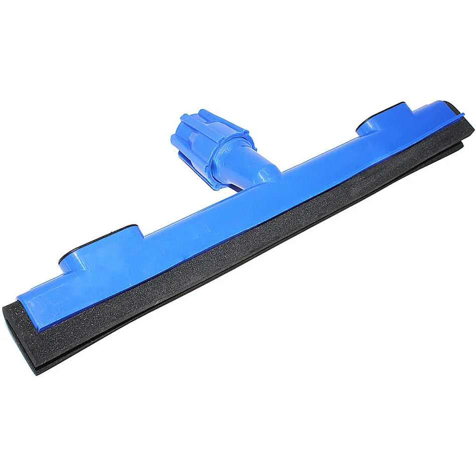 MoonLight Plastic Squeegee , 35 cm Rubber Blade ,Floor Cloth Holder Clips, 120cm Wooden Handle