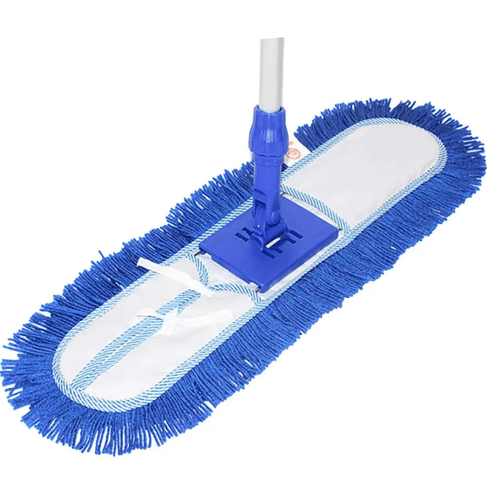 Moonlight Dust Control Mop Acrylic 60cm Blue With Metal Stick 30341