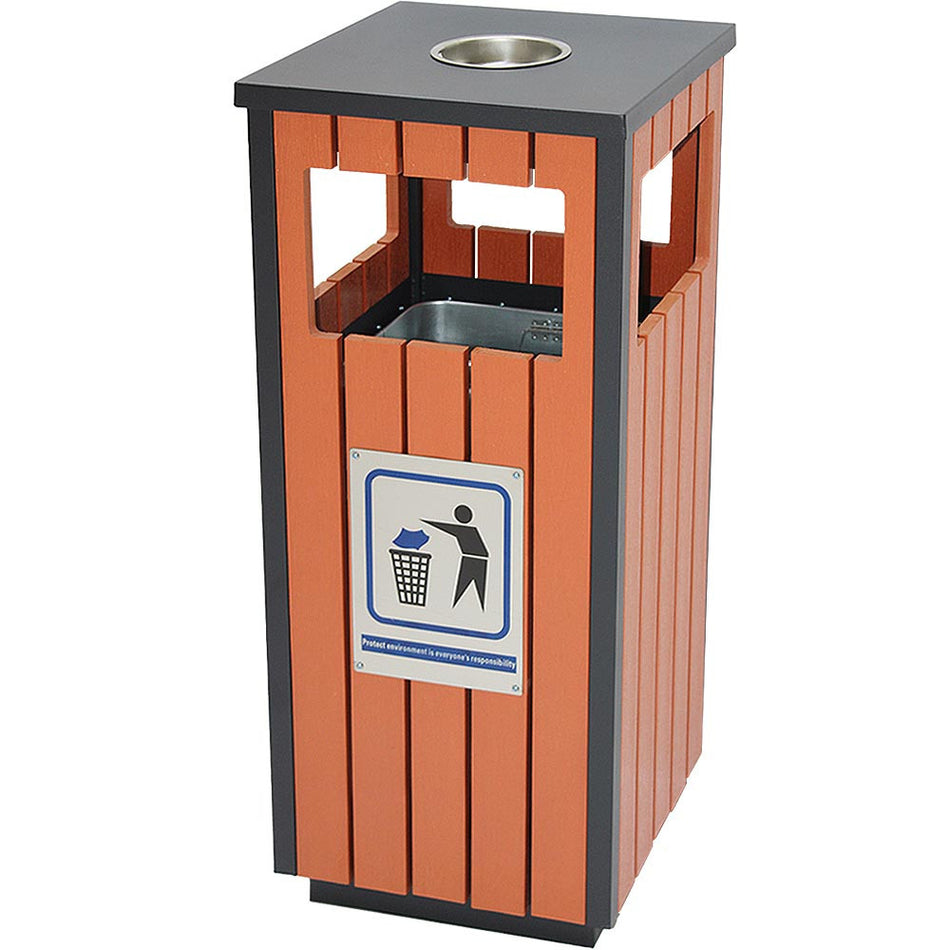 Ashtray Ss Dustbin For Parks  30010