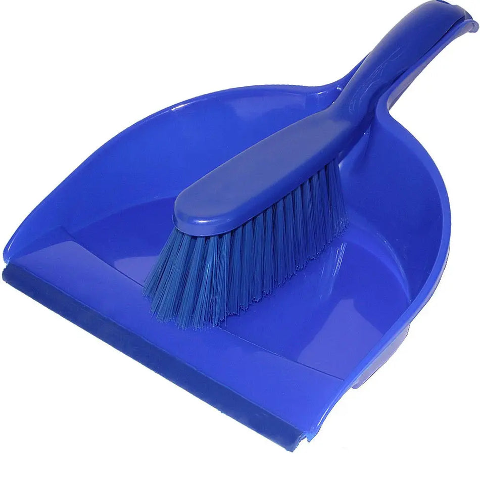 DUSTPAN SET WITH RUBBER STRIP 50609B