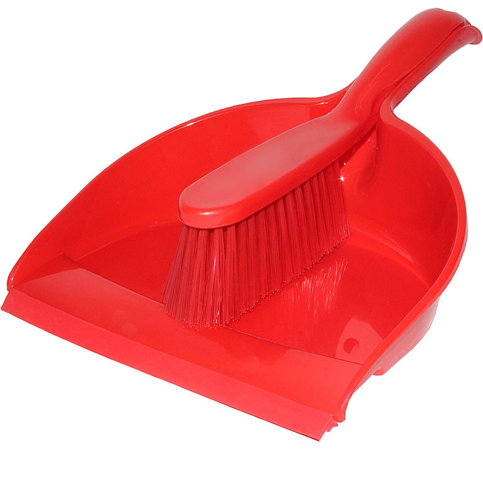 DUSTPAN SET WITH RUBBER STRIP 50609R