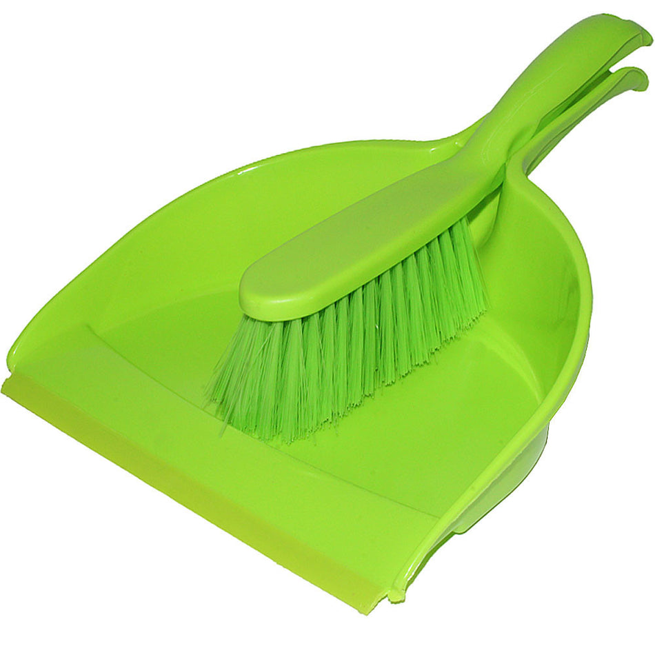 DUSTPAN SET WITH RUBBER STRIP 50609G