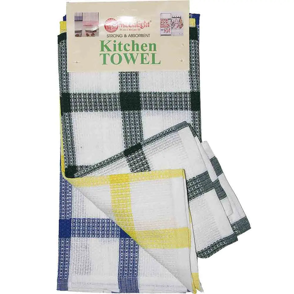 MoonLight Kitchen Towel Assorted Colores 3pcs set