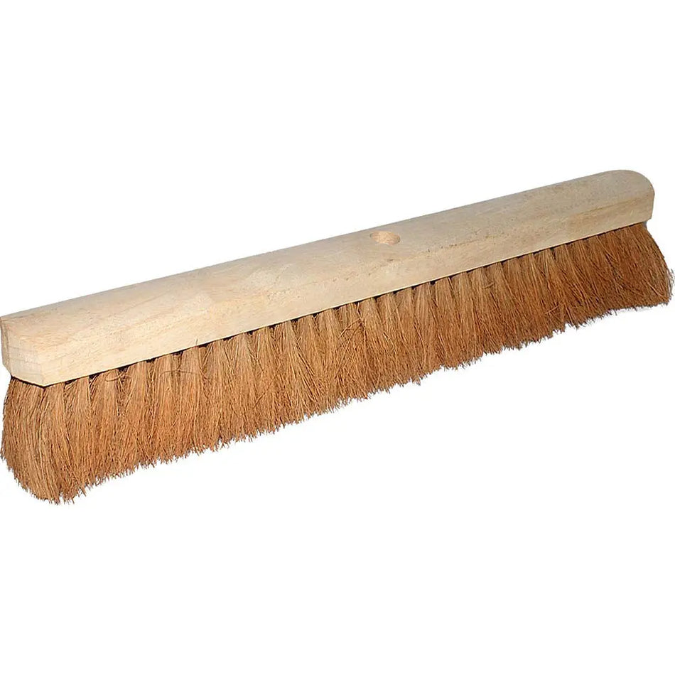 Coco Broom 24" Natural Half Round  20233