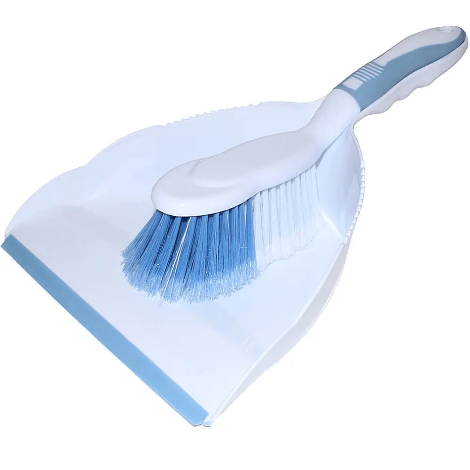 Dustpan Set With Rubber Strip  56010w