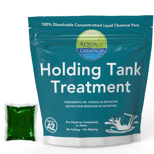 Holding Tank Treatment Enzyme Fortified, Made in USA, Aqua Chempacs