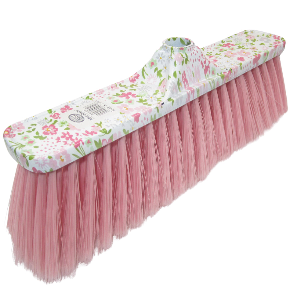 Moonlight Premium Soft Broom with Durable 120cm Metal Handle, Assorted Designs