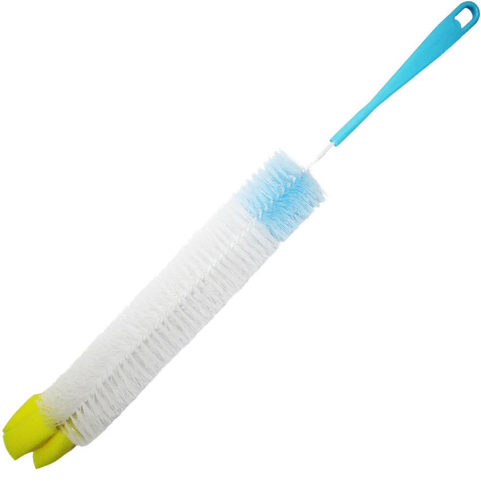 Moonlight Long Handle Plastic Bottle Cleaning Brush with Sponge