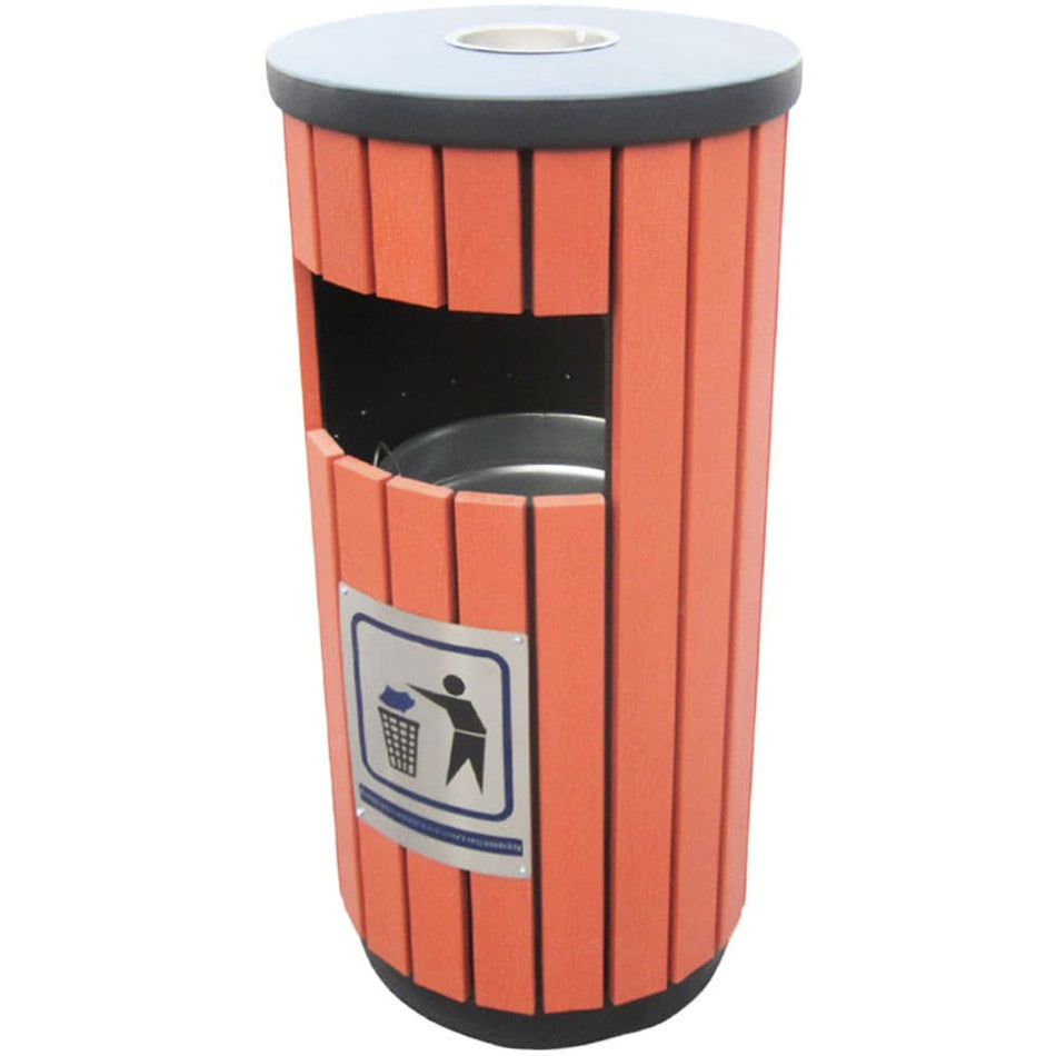 Ashtray Ss Dustbin For Parks  30007