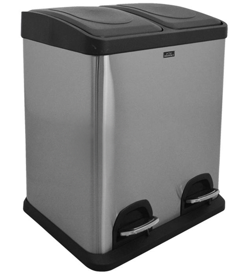 Recycle Dustbin 2 Compartments  Steel Body