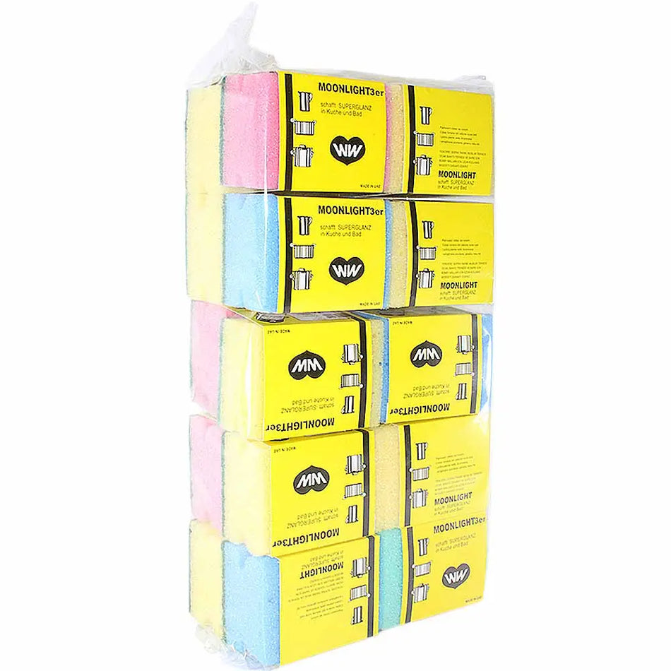 Cleaning Sponge With Scrubber 20 Pcs ( 2 Pcs Set)  70733