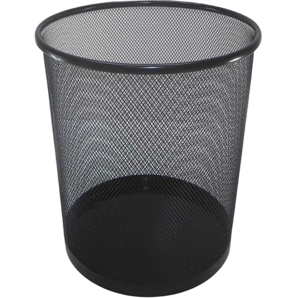 Office Dustbin With Black Metal Mesh 13 L  70755