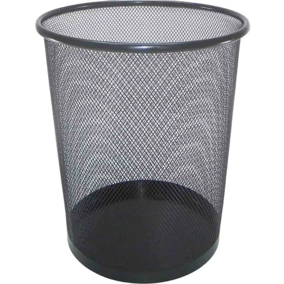 Office Dustbin With Black Metal Mesh 9 L  70754