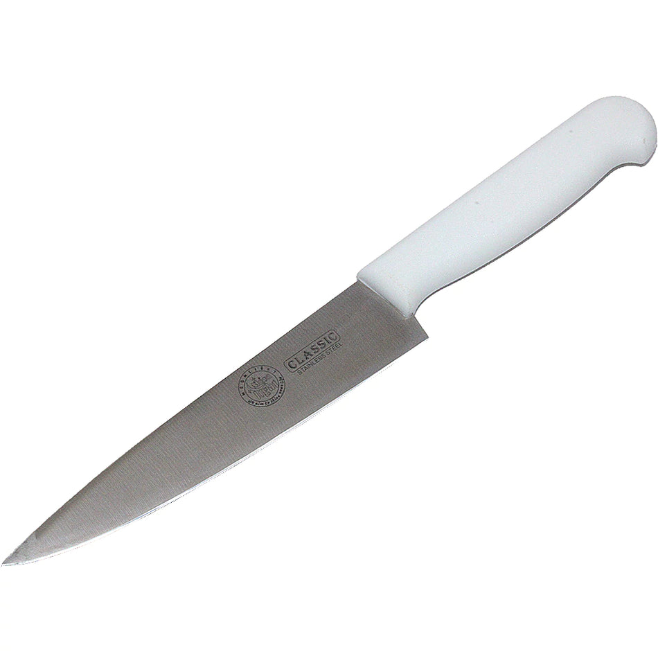 Classic Knife 6" White Handle  80311