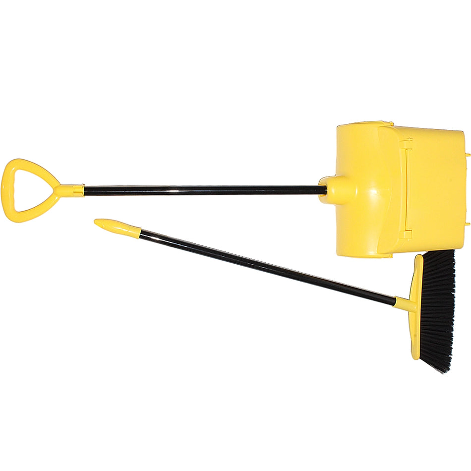 MoonLight Dustpan Set W/HDl Yellow Color