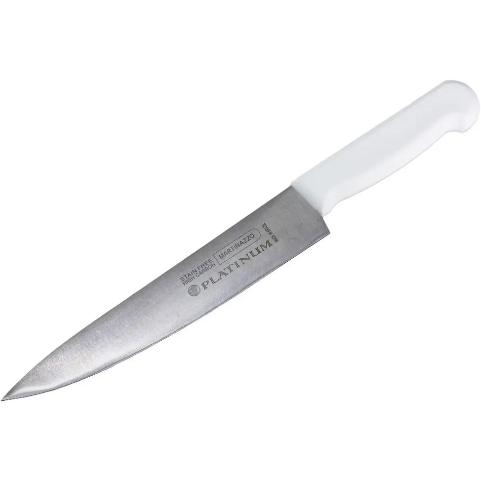 Martinazzo Meat Knife White Plastic Handle 8"  71508/06