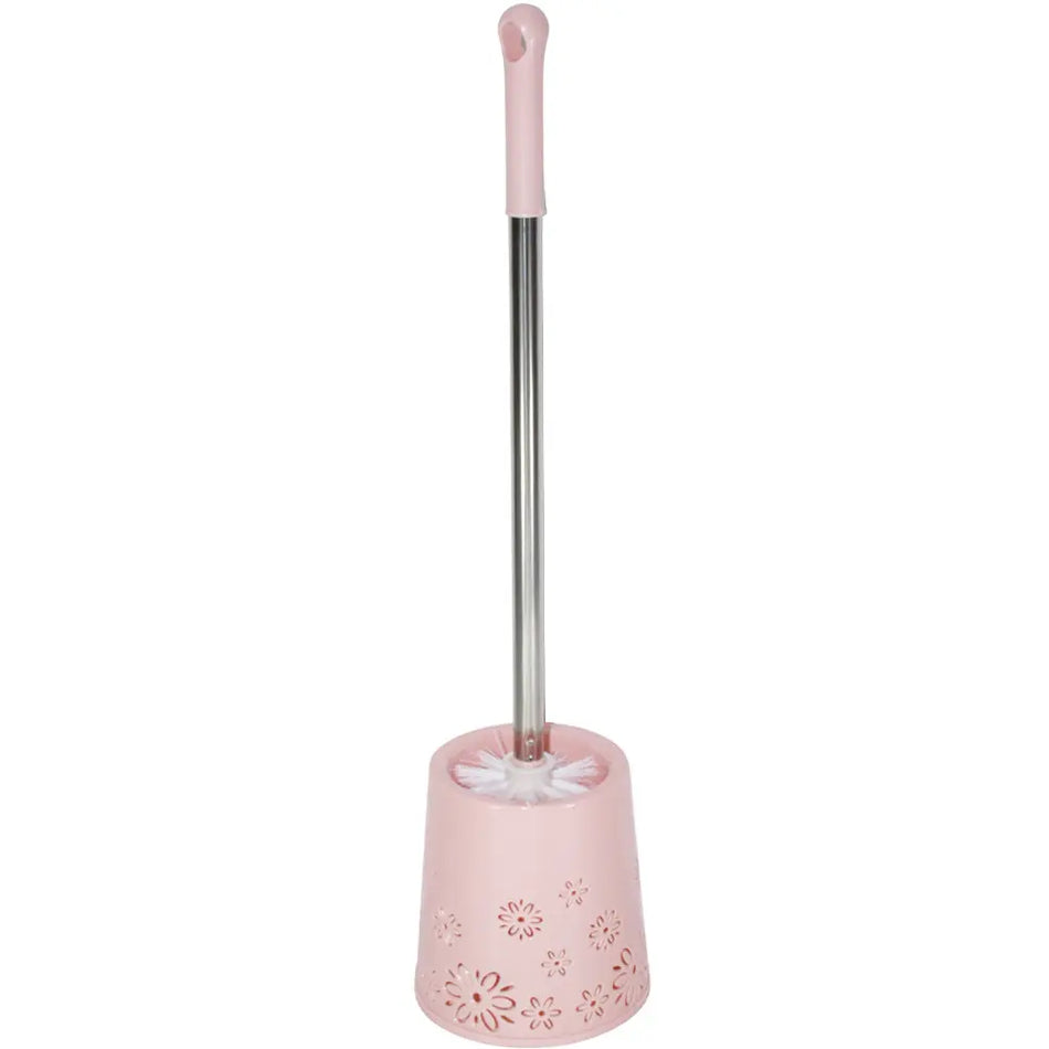 Toilet Brush With Cup Floral  52070