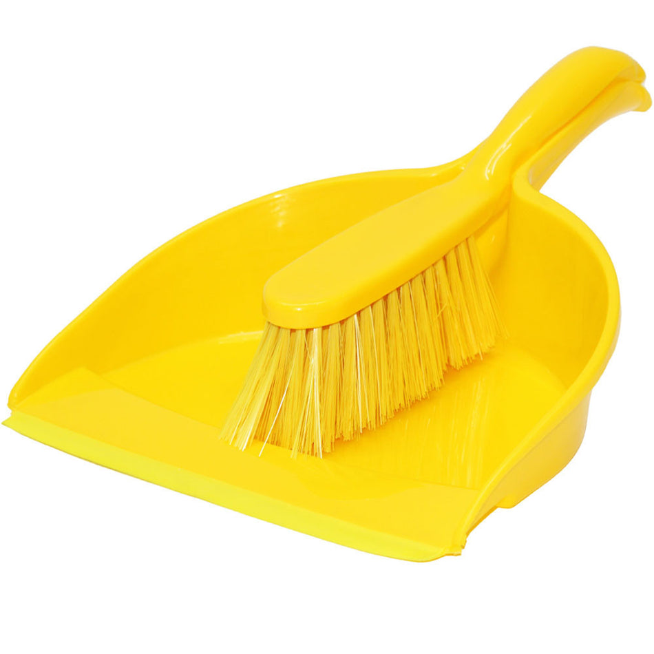 DUSTPAN SET WITH RUBBER STRIP 50609Y