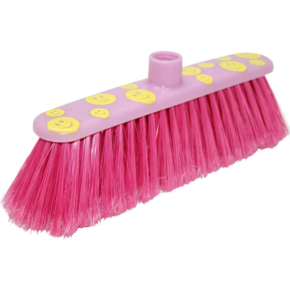 Broom Soft Happy With Metal Stick  50371