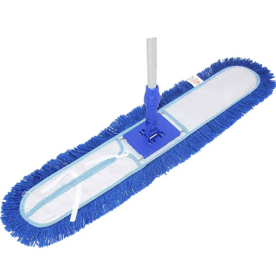 Moonlight Dust Control Mop Acrylic 80cm Blue With Metal Stick 30342