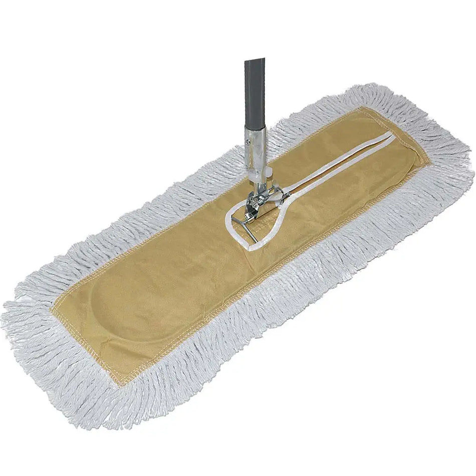 Moonlight Dust Control Mop 60cm White With Metal Stick 72002